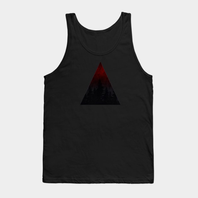 Blood Moon into the backwoods Tank Top by happyantsstudio